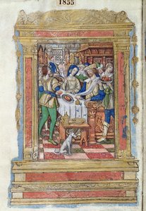Lazarus en de rijke man door French School